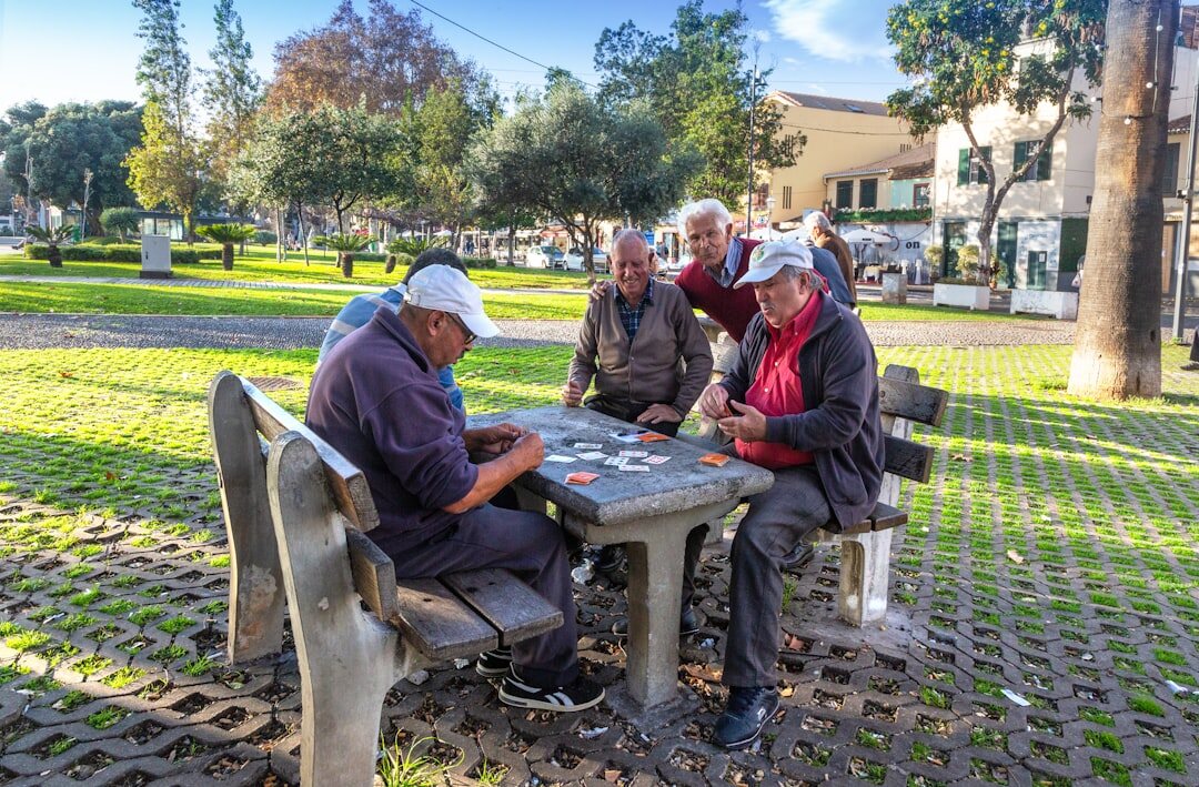 seniors in group activity